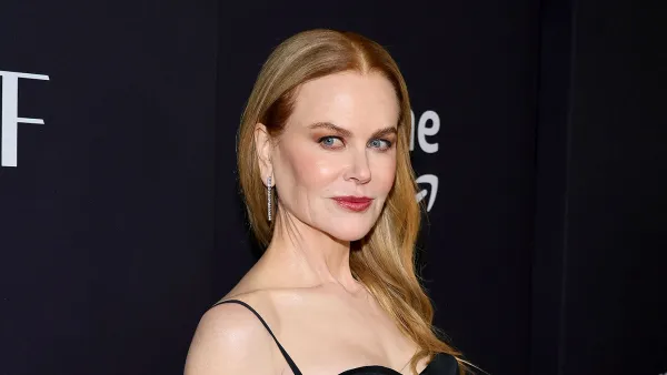 Feature Nicole Kidman Black Dress Expats New York Premiere
