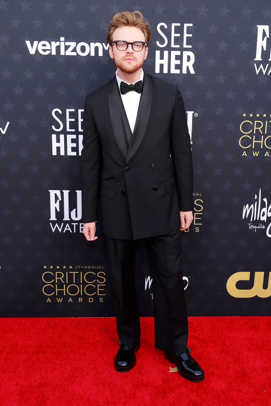 Finneas O'Connell Red Carpet Arrival 2024 Critics Choice Awards