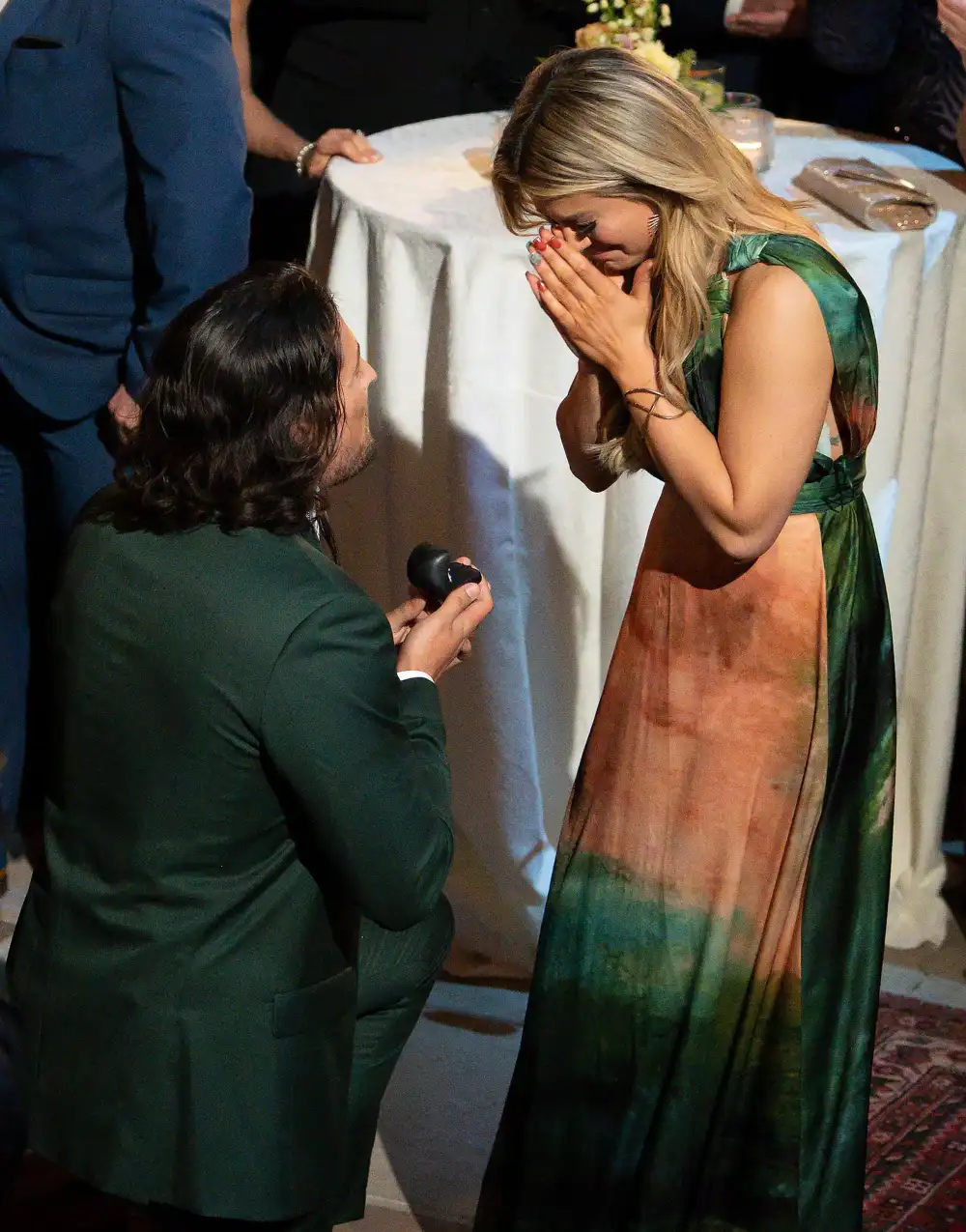 Gerry Turner and Theresa Nist React to Brayden Bowers Proposal During Their Golden Wedding Christina Mandrell 3