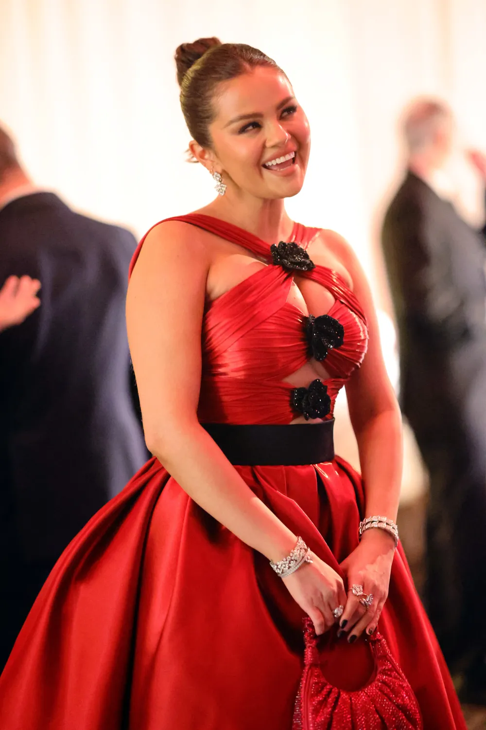Selena Gomez attends the 81st Annual Golden Globe Awards at The Beverly Hilton on January 07, 2024 in Beverly Hills, California. (Photo by Matt Winkelmeyer/Getty Images)