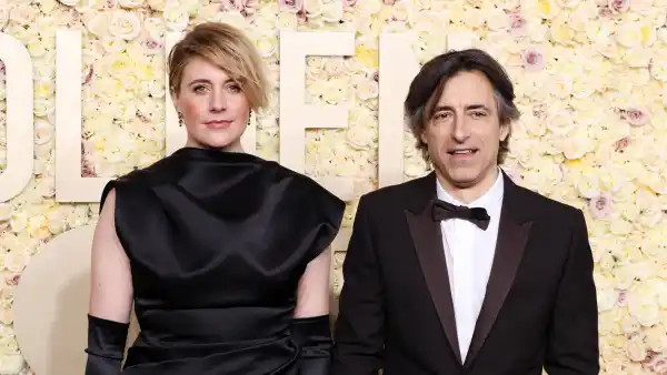 Greta Gerwig and Noah Baumbach Bring Their Newlywed Glow to the 2024 Golden Globe Awards