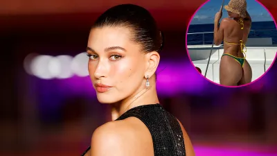 Hailey Bieber Gets Cheeky in Sexy Bikini During Tropical Vacation
