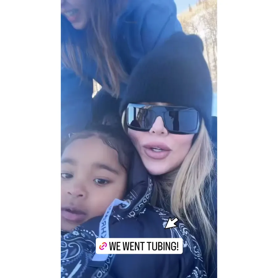 Inside Kim and Khloe Kardashian Ski Trip With Kids