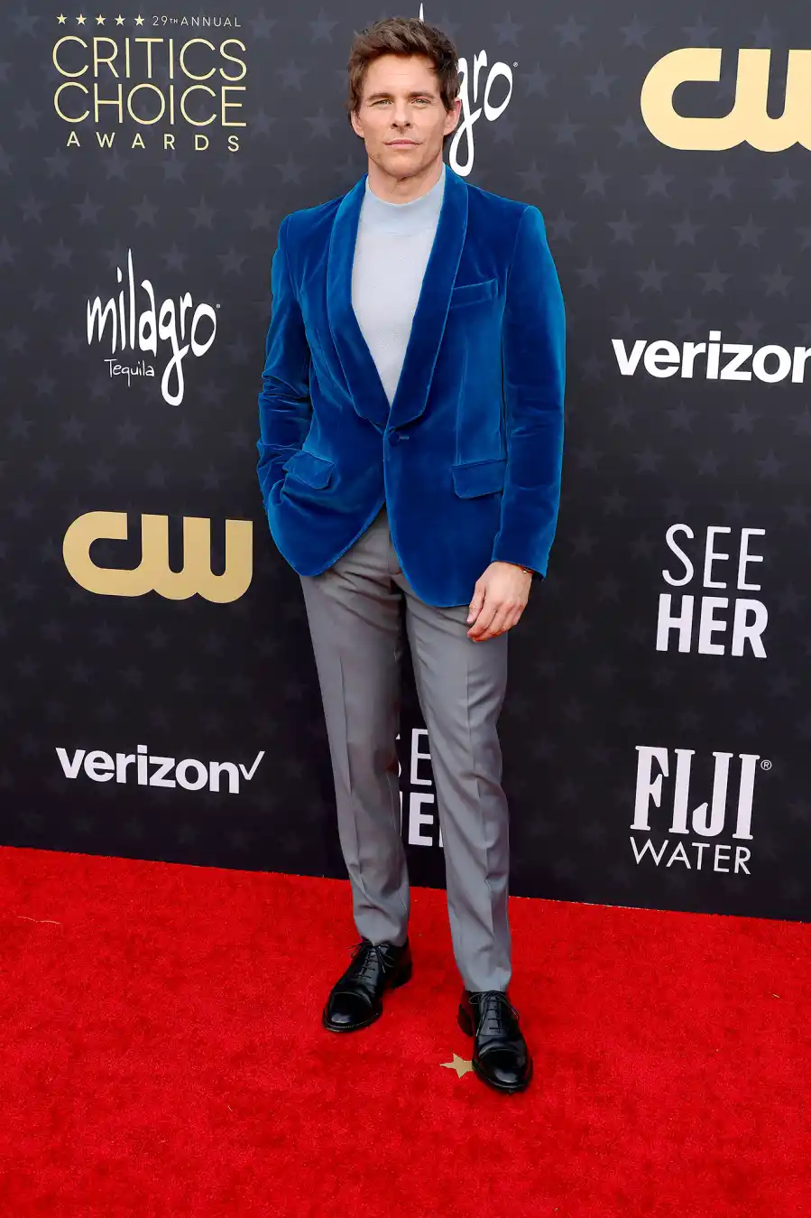 James Marsden Red Carpet Arrival 2024 Critics Choice Awards