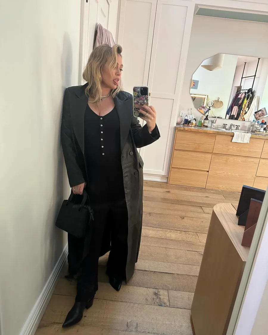 Pregnant Hilary Duff's Baby Bump Album Before Welcoming 4th Child Her 3rd With Husband Matthew Koma