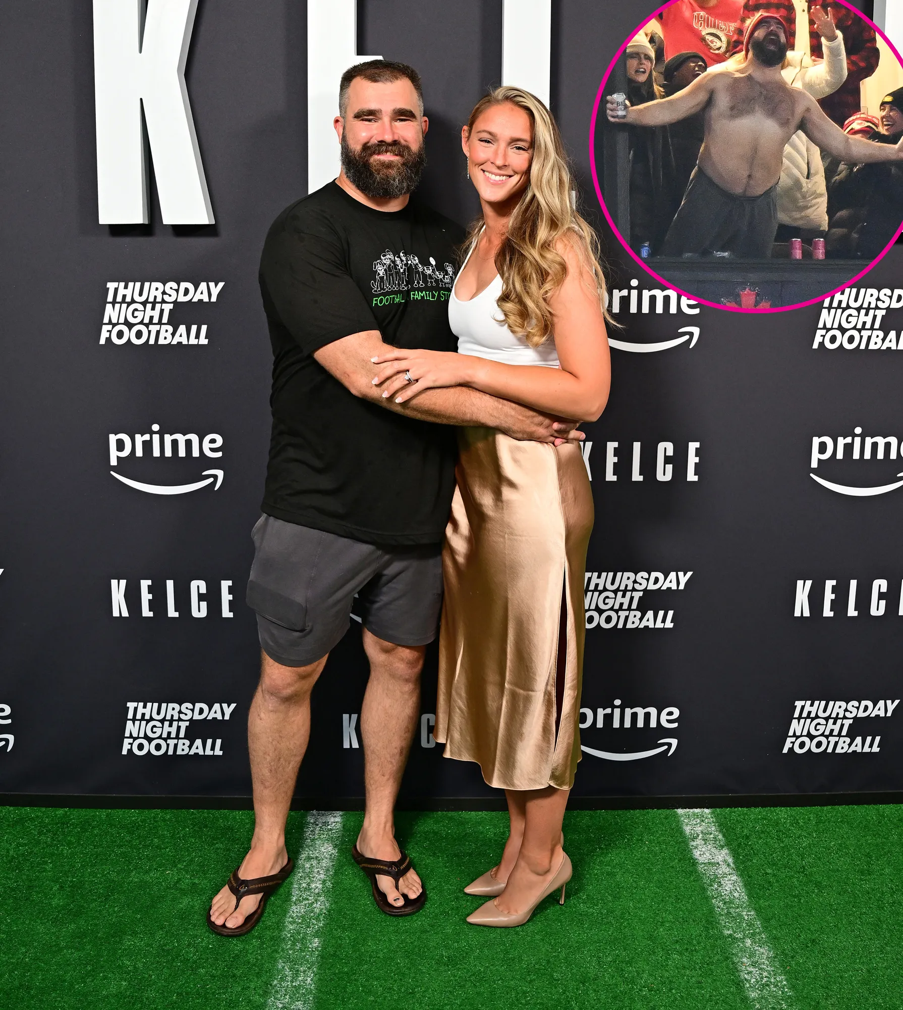 Jason Kelce Desperately Wanted to Jump Through a Table at Bills Game