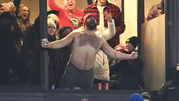 Jason Kelce Wanted to Take His Shirt Off Way Earlier at Bills Game