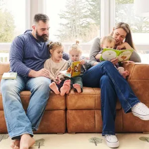 Jason Kelce and Kylie Kelce Are Adorable With Their Kids in Pottery Barn Ad 603