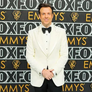 Jason Sudeikis is Classy in a White Tuxedo at 2023 Emmys