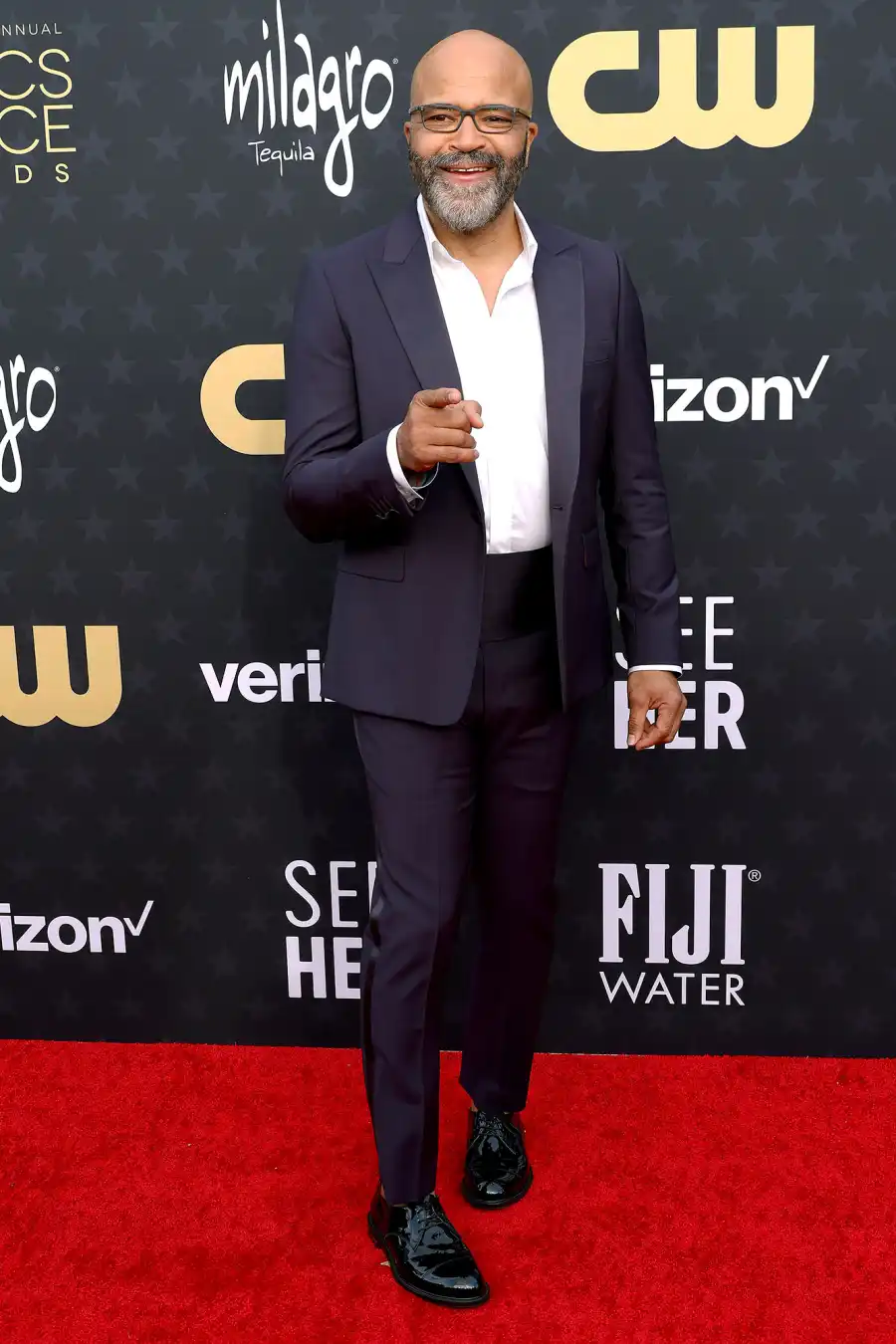 Jeffrey Wright Red Carpet Arrival 2024 Critics Choice Awards