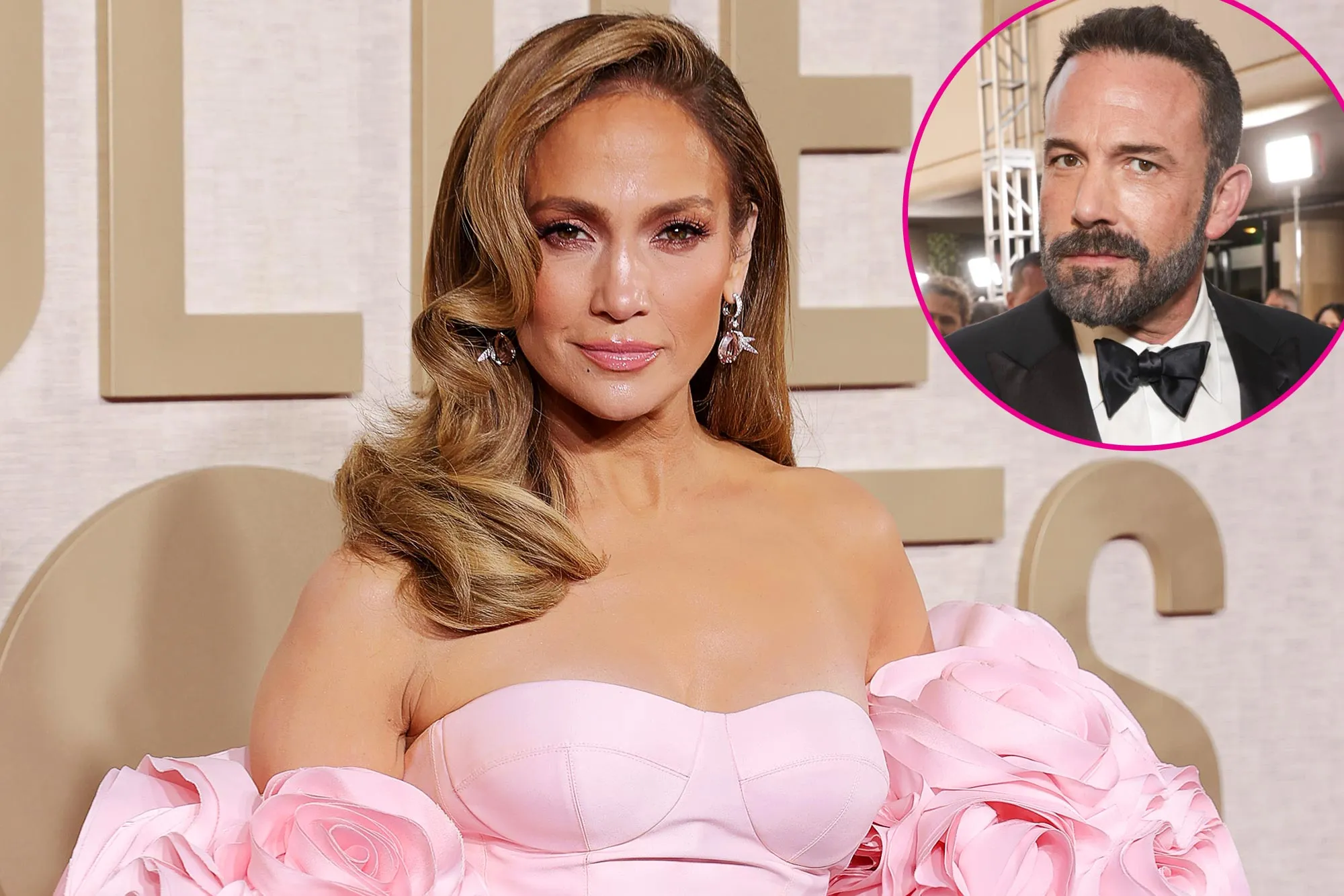 Jennifer Lopez Stuns Solo on 2024 Golden Globes Red Carpet Reunites With Ben Affleck Inside 841