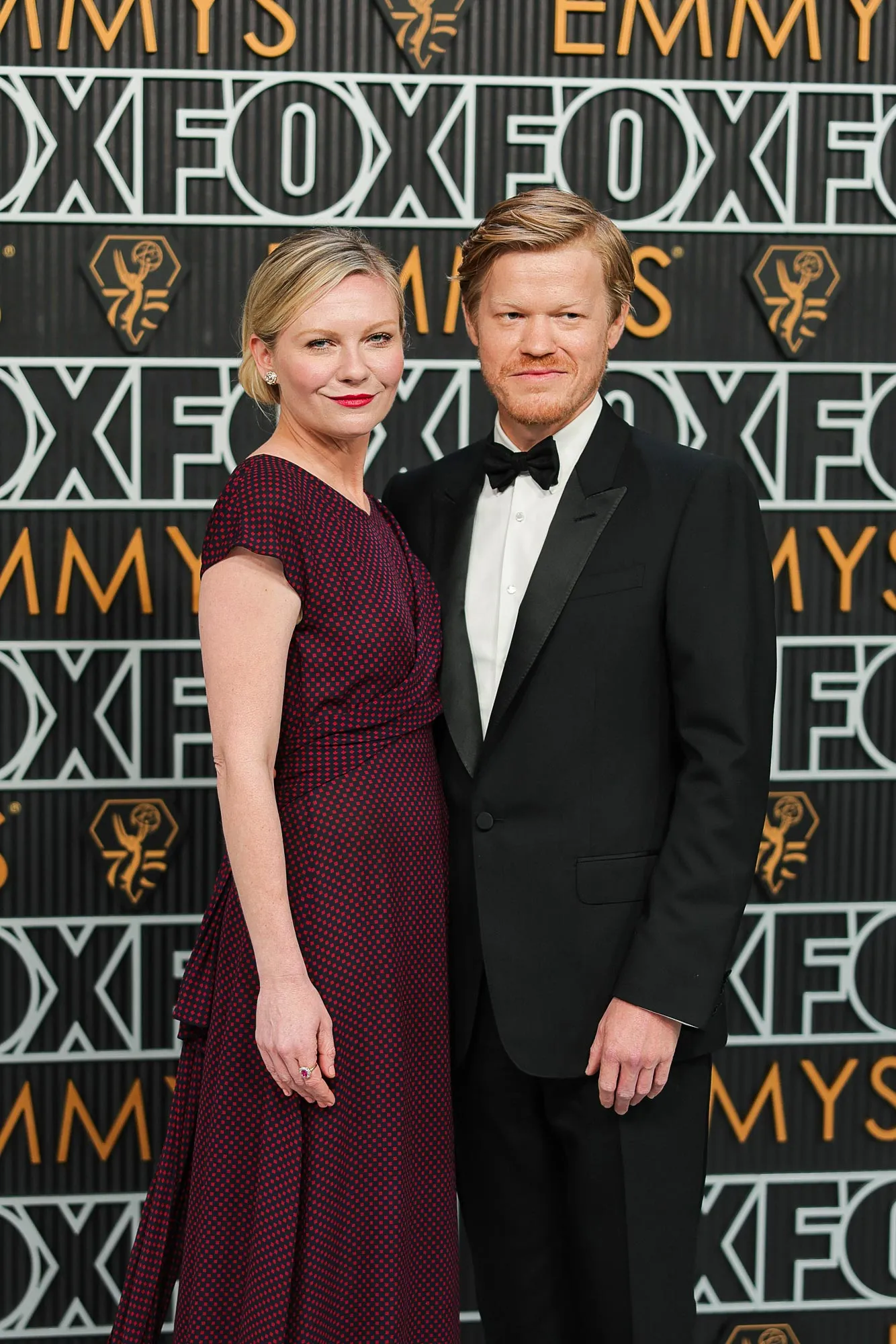 Jesse Plemons and Kirsten Dunst Bring the Heat to the 2023 Emmy Awards Red Carpet 646