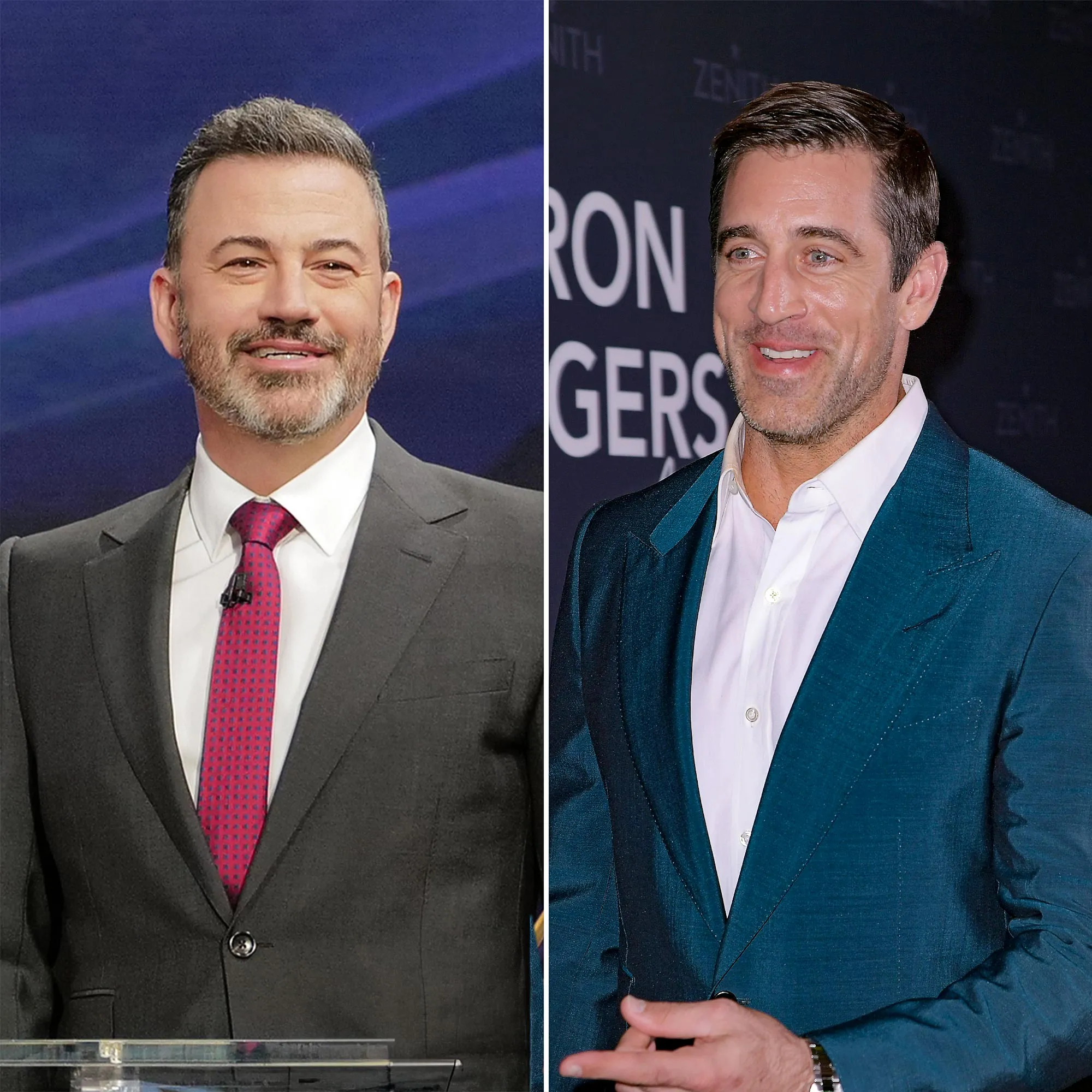Jimmy Kimmel and Aaron Rodgers&rsquo; Feud Timeline Late Night Jokes Epstein List Claims and More 939