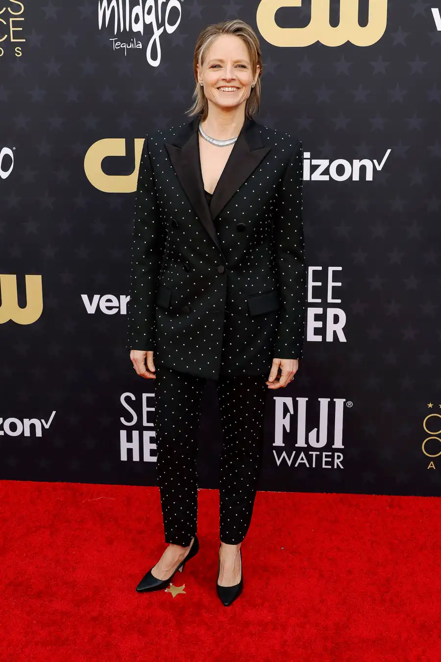 Jodie Foster Red Carpet Arrival 2024 Critics Choice Awards