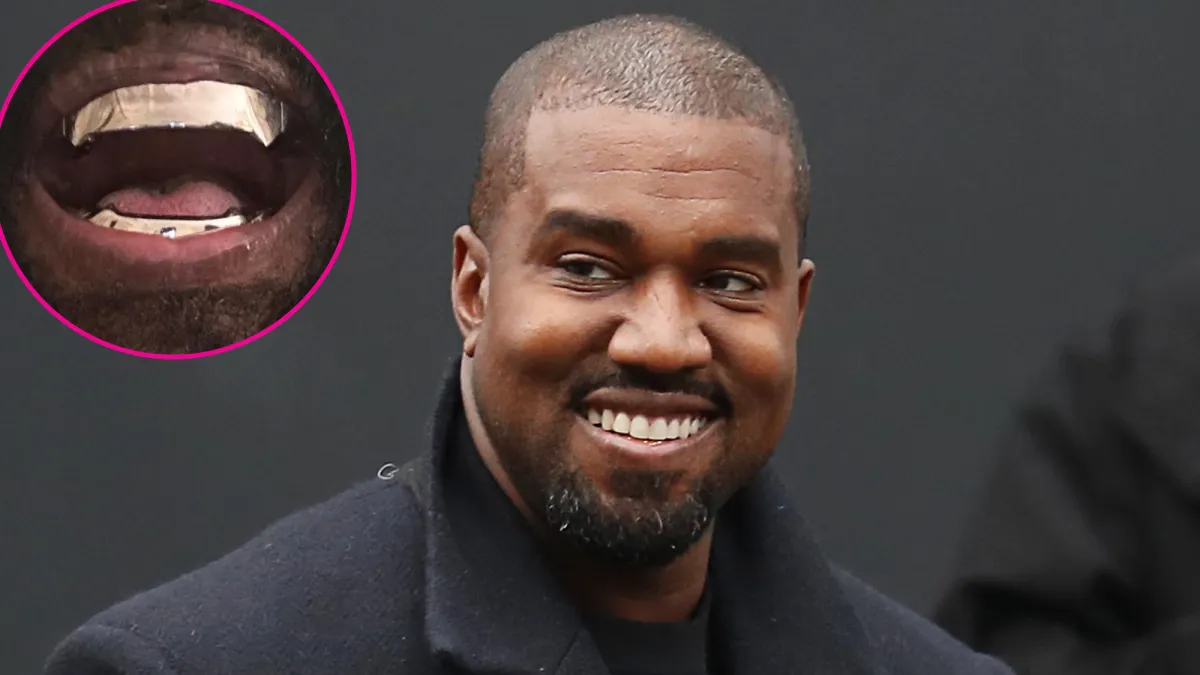 Kanye West Shows Off $850,000 Titanium Grill Inspired by James Bond Villain