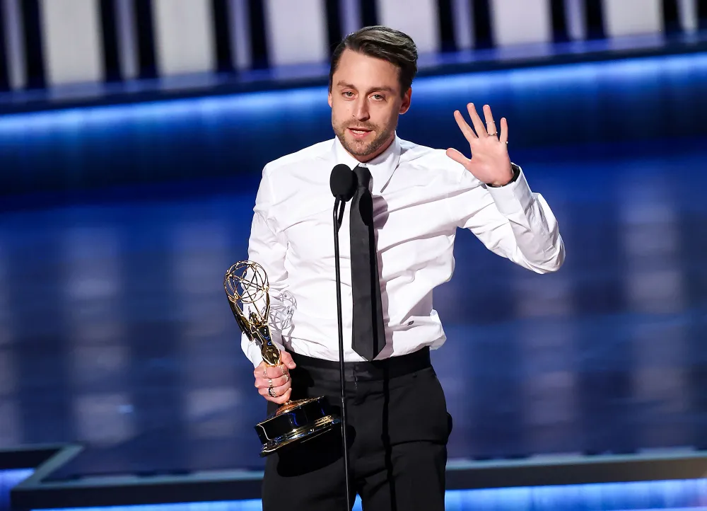 Kieran Culkin Tells Wife Jazz Charton He Wants More Kids After Emmys Win 2023 Emmy Awards
