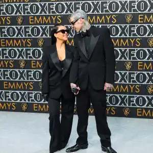 Kourtney Kardashian Attends 2023 Emmys to Support Husband Travis Barker