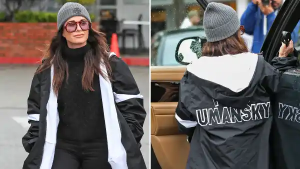 Kyle Richards Wears Umansky Jacket