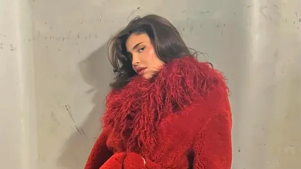 Kylie Jenner in All red