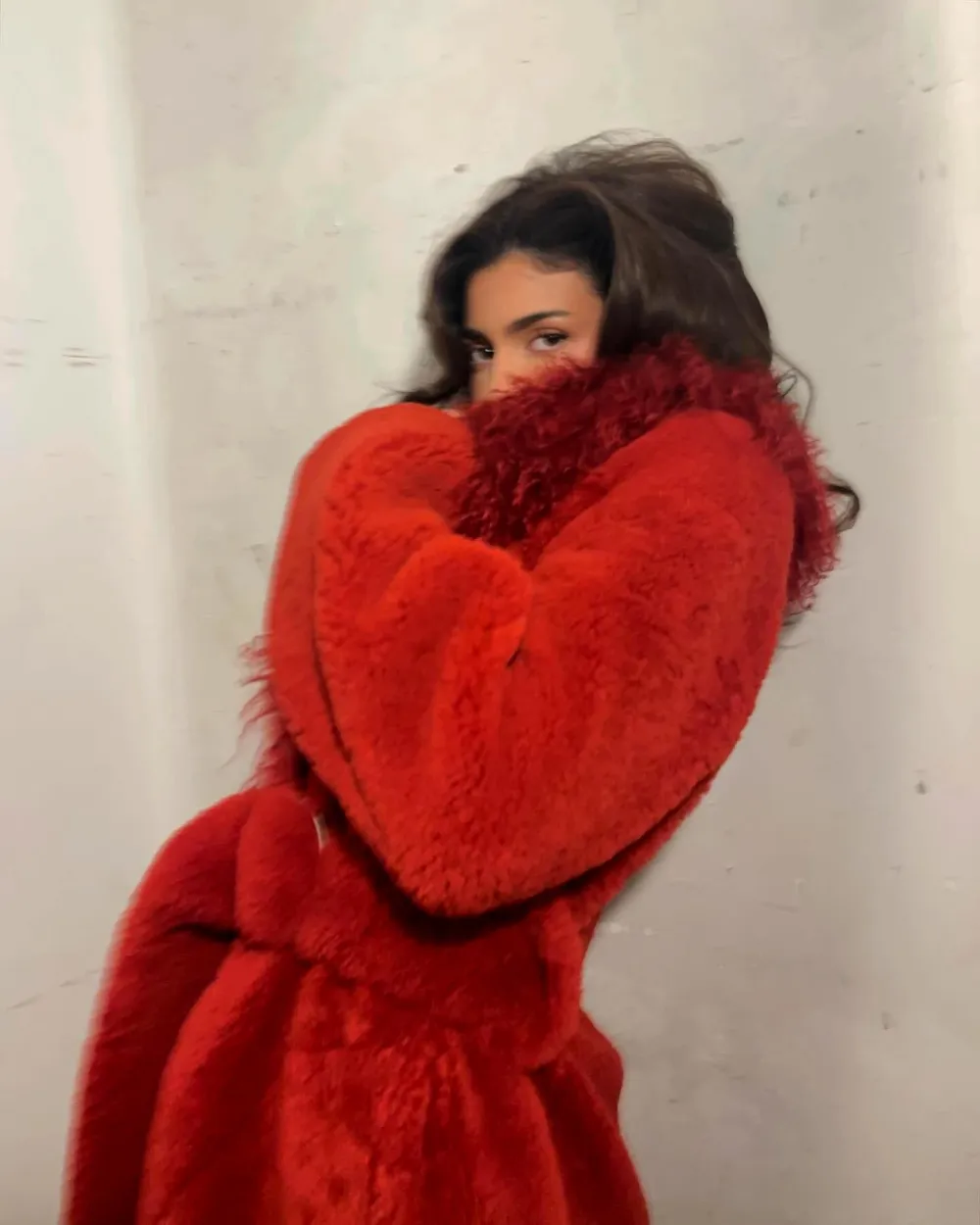 Kylie Jenner in All red