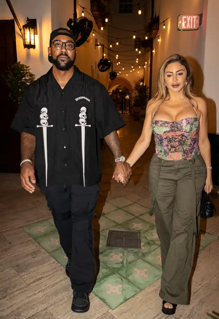 Larsa Pippen Marcus Jordan Sushi Bar Miami Beach Hot Pics
