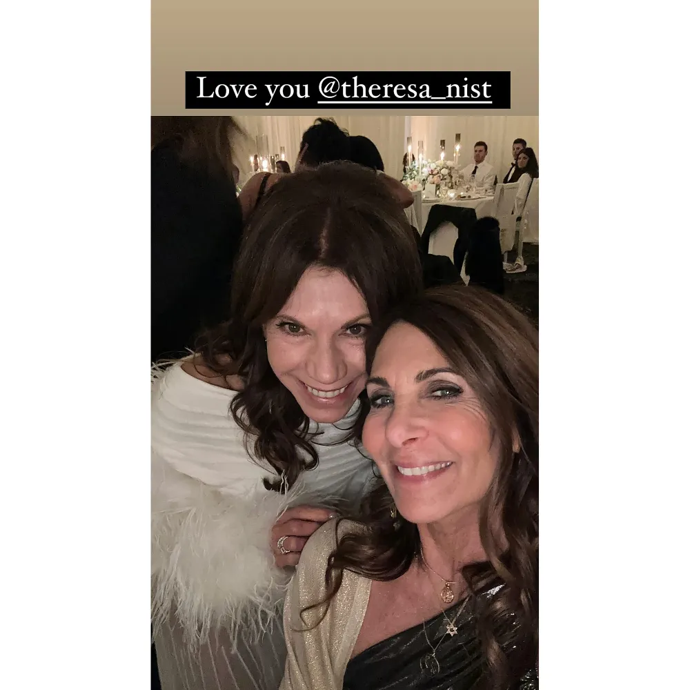 Leslie Fhima Snaps Selfie With Theresa Nist at The Golden Wedding 2