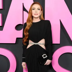 Lindsay Lohan attends the Mean Girls premiere at AMC Lincoln Square Theater 918