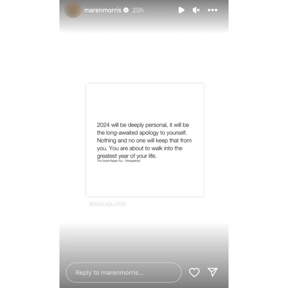 Maren Morris Shares New Year s Message After Ryan Hurd Divorce