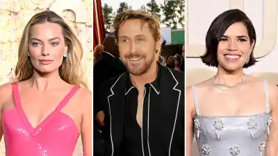 Margot Robbie Ryan Gosling and More Barbie’ Cast Members Dazzle at the 2024 Golden Globe Awards 859
