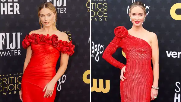 Margot Robbie and Emily Blunt 2024 Critics Choice
