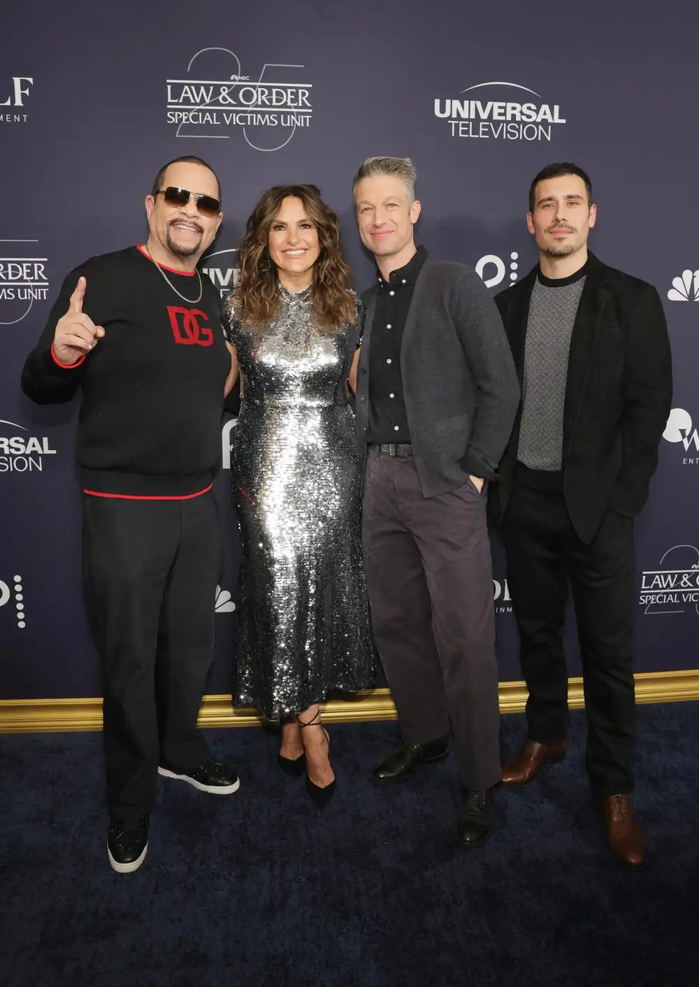 Mariska Hargitay Sparkles in Silver Sequins at Law & Order SVU 25th Anniversary Party