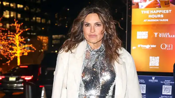 Mariska Hargitay Sparkles in Silver Sequins at Law & Order SVU 25th Anniversary Party