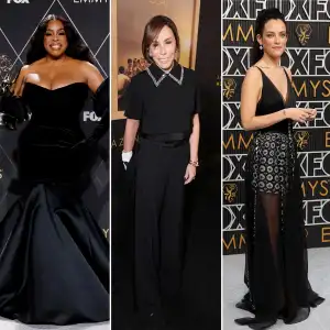 Melissa Rivers Emmys 804 Niecy Nash-Betts Riley Keough