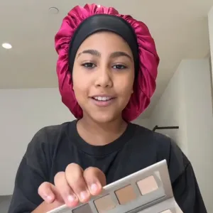 North West Gives Hilarious Honest Review of Mom Kim Kardashians Makeup Line Its a Yes
