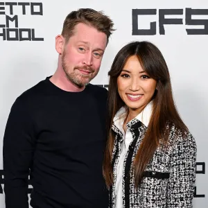 Promo Macaulay Culkin Fiancee Brenda Song Celebrates Kieran Culkin 2023 Emmy Awards Win