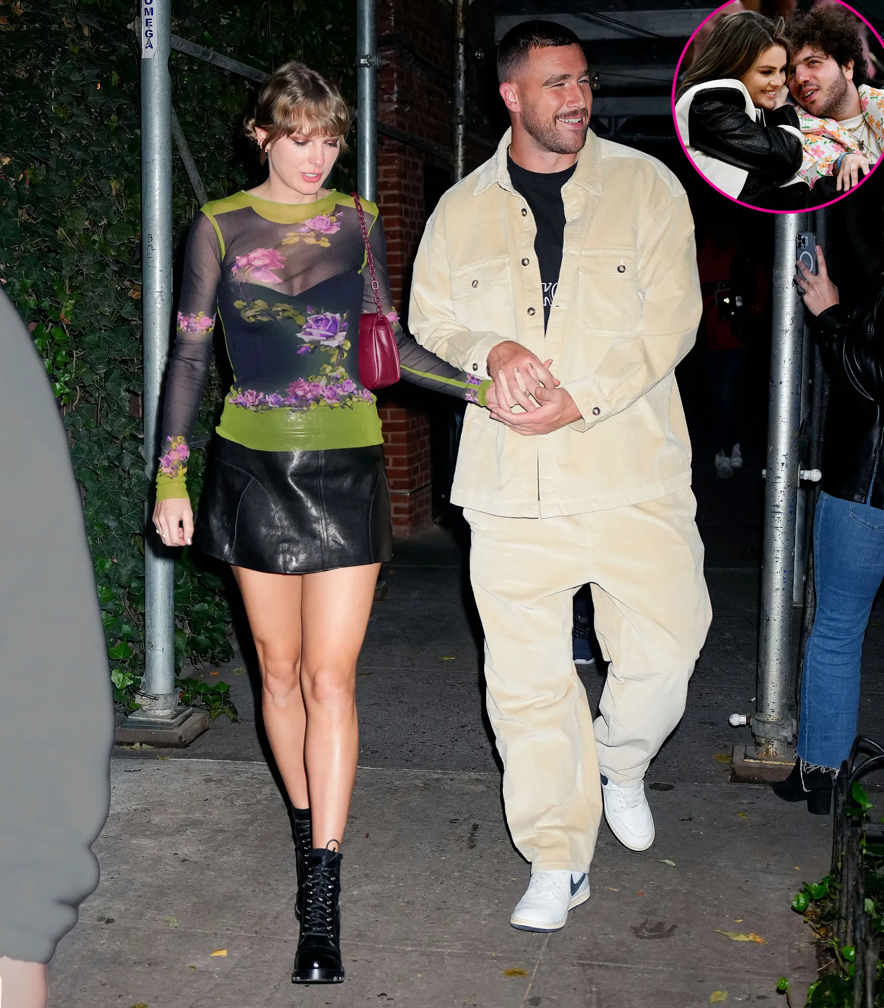 Promo Travis Kelce Subtly Supports Taylor Swift BFF Selena Gomez and Her New Romance With Benny Blanco