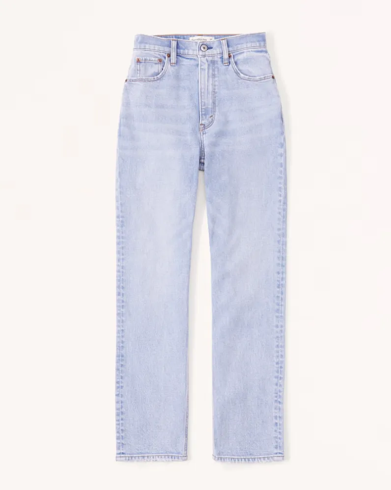 Abercrombie and Fitch Ultra High Rise Ankle Straight Jean