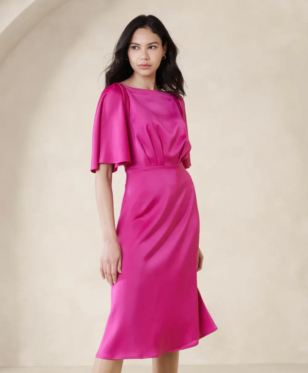 Banana Republic Factory Flutter-Sleeve Dress