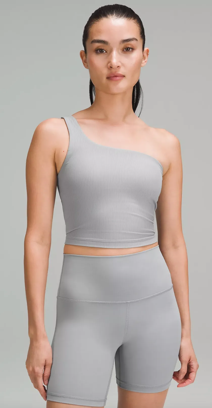 Lululemon Ribbed Nulu Asymmetrical Yoga Tank Top
