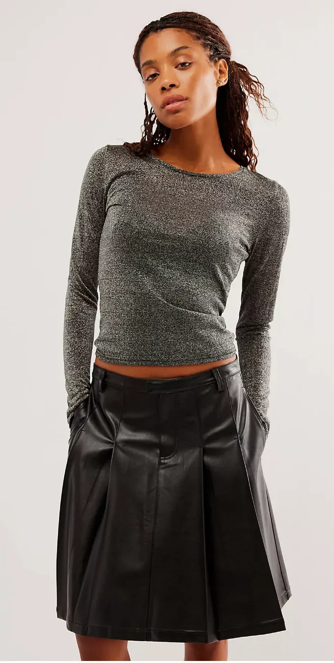 Free People Mesh So Well Layering Top