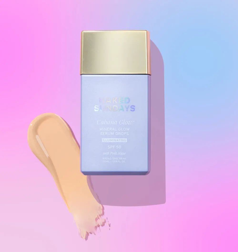 Naked Sundays CabanaGlow SPF50 Mineral Glow Serum Drops - Illuminating