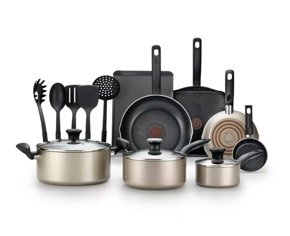 T-Fal Culinaire 16-Piece Nonstick Aluminum Cookware Set