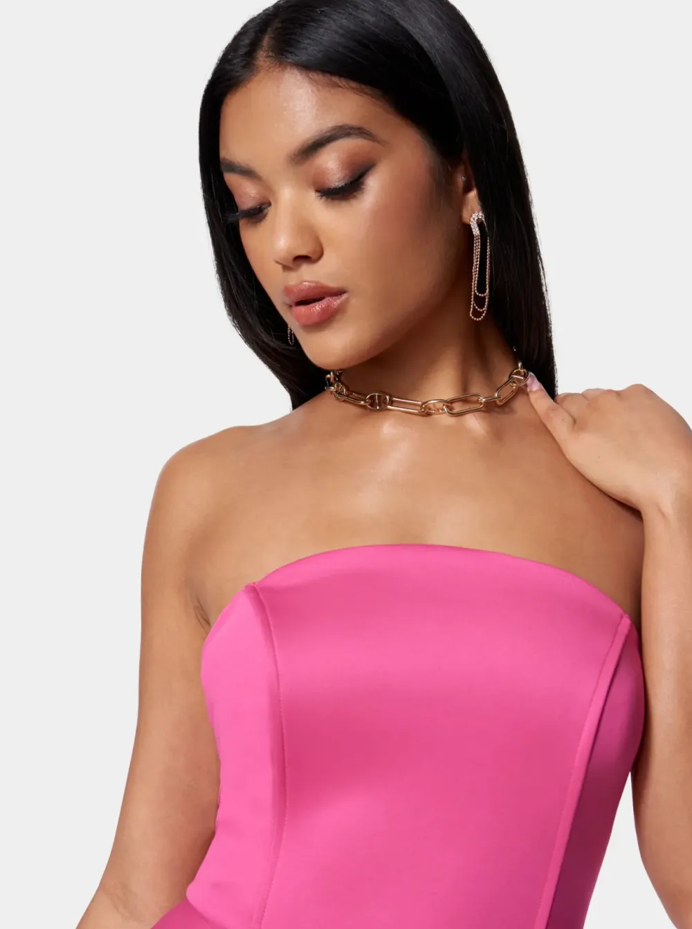 Bebe Cupcake Flare Mini Dress