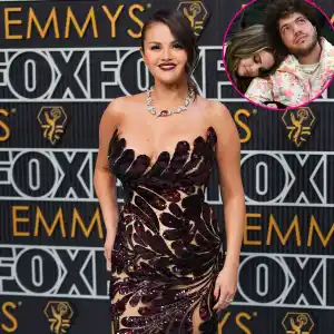 Selena Gomez Makes First Red Carpet Appearance with Benny Blanco at the 2023 Emmys