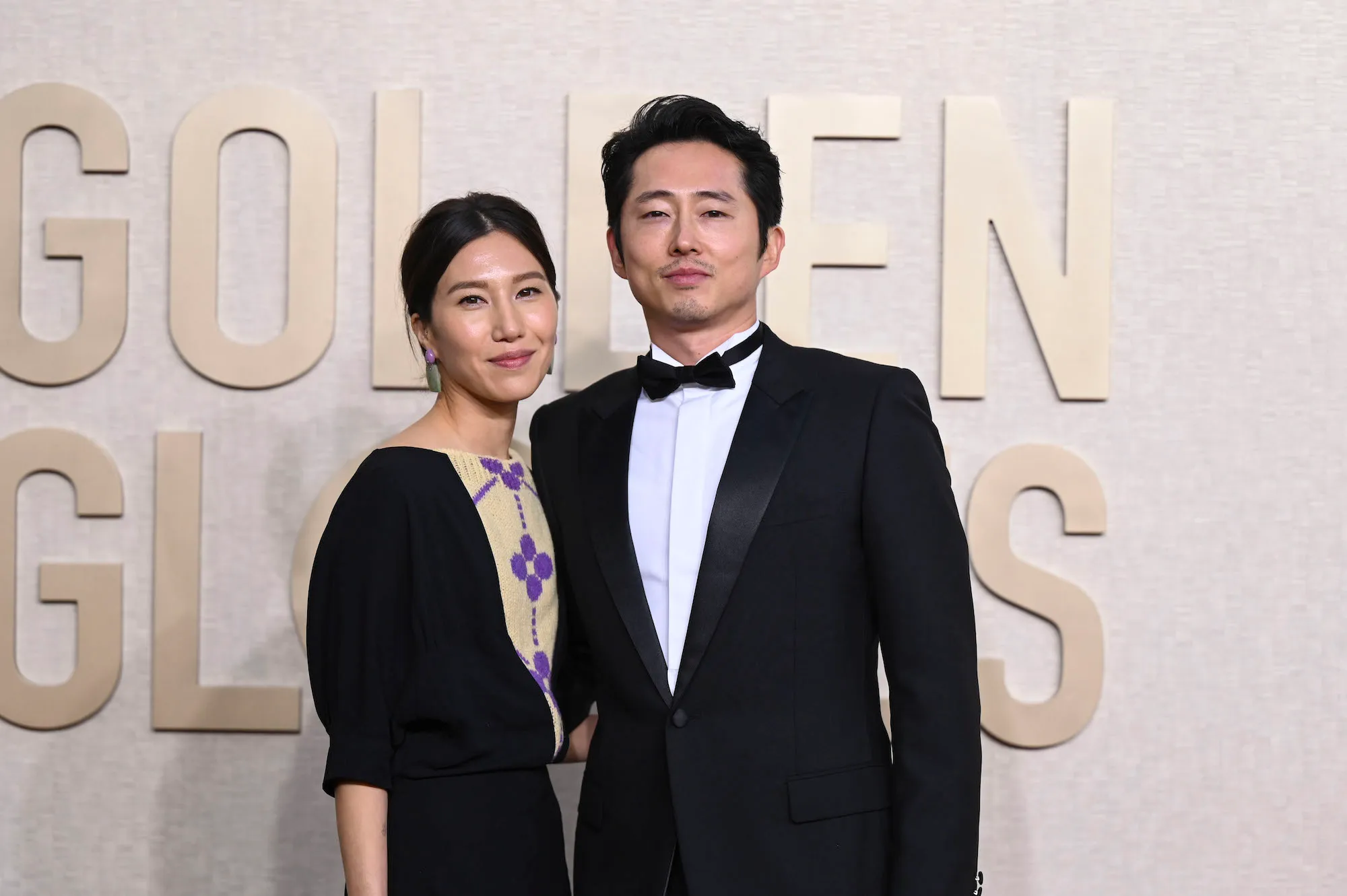Steven Yeun Thanks Wife Joana Pak in Golden Globes Speech