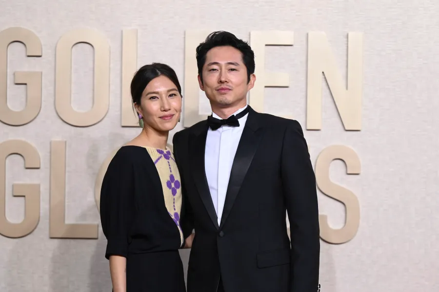 Steven Yeun Thanks Wife Joana Pak in Golden Globes Speech