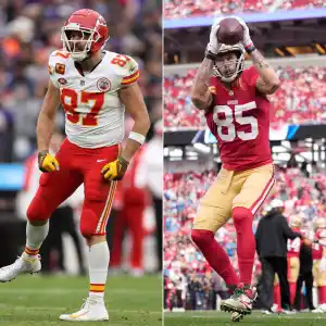 Travis Kelce and George Kittle