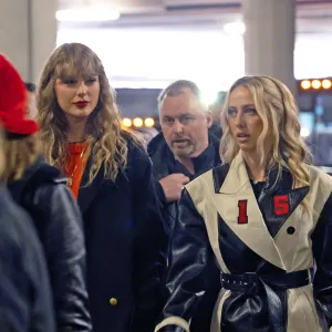 Taylor Swift and Brittany Mahomes Share a Hug As Chiefs Beat the Ravens During AFC Championship Game