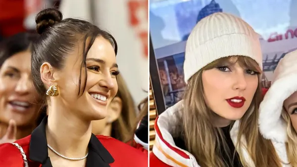 The NFL Grants License to Kristin Juszczyk After Taylor Swift Wore Her Custom Red Puffer Jacket