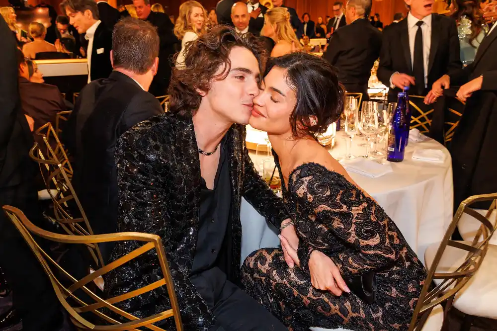 Timothee Chalamet and Kylie Jenner &lsquo;Only Had Eyes For Each Other&rsquo; at the Golden Globes
